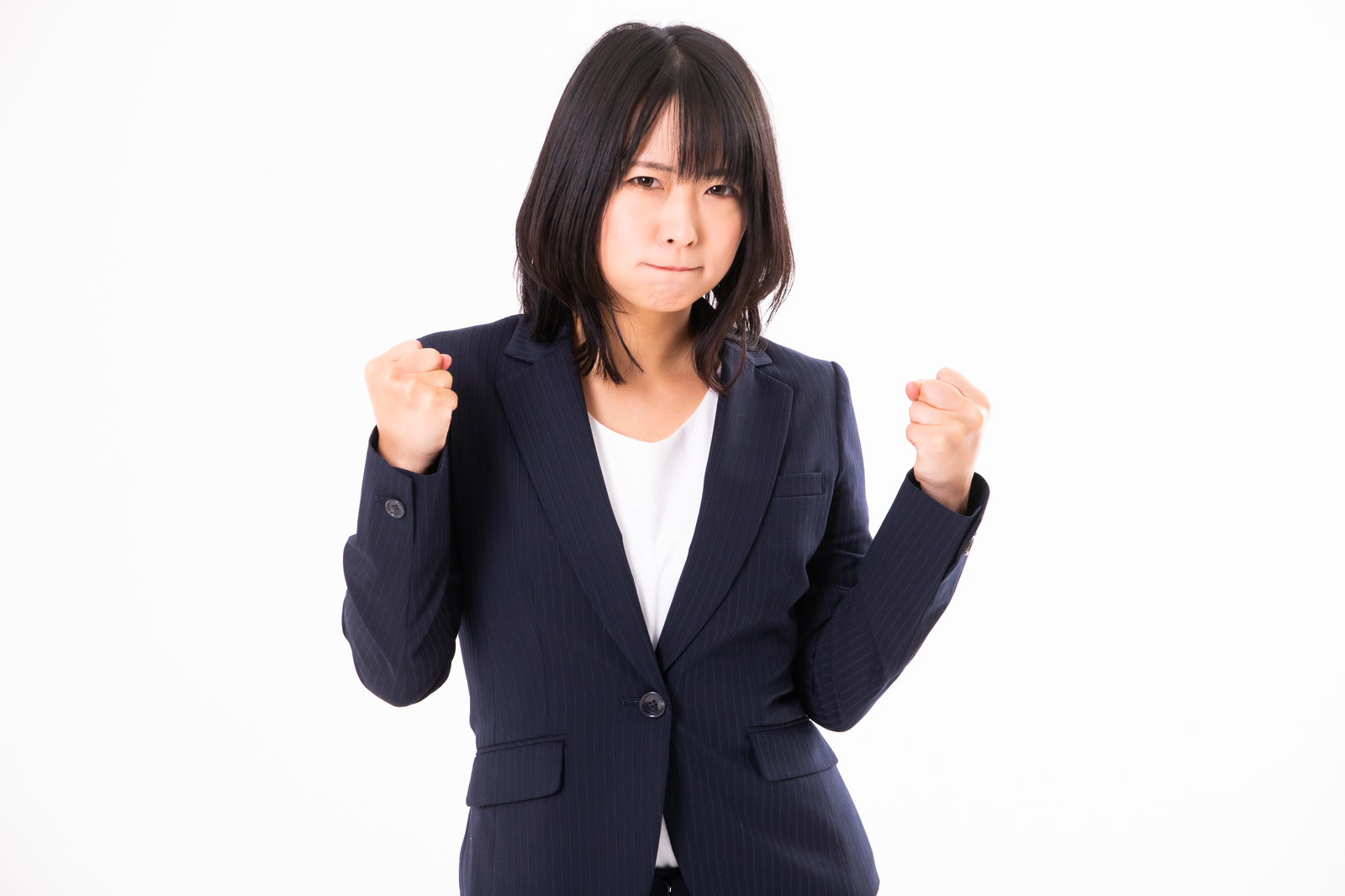 頑張る女性